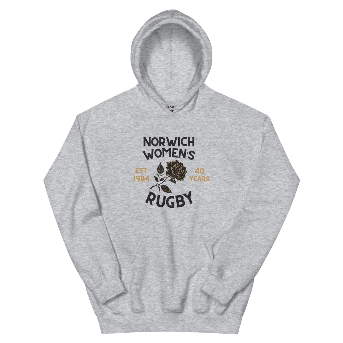 Rugby Imports Norwich Women's Rugby 40 Years Heavy Blend Hoodie