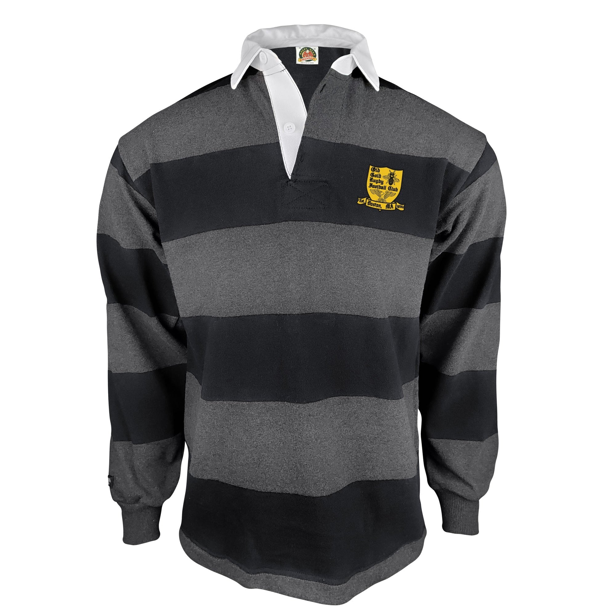 Rugby Imports Old Gold RFC 4 Inch Stripe Jersey
