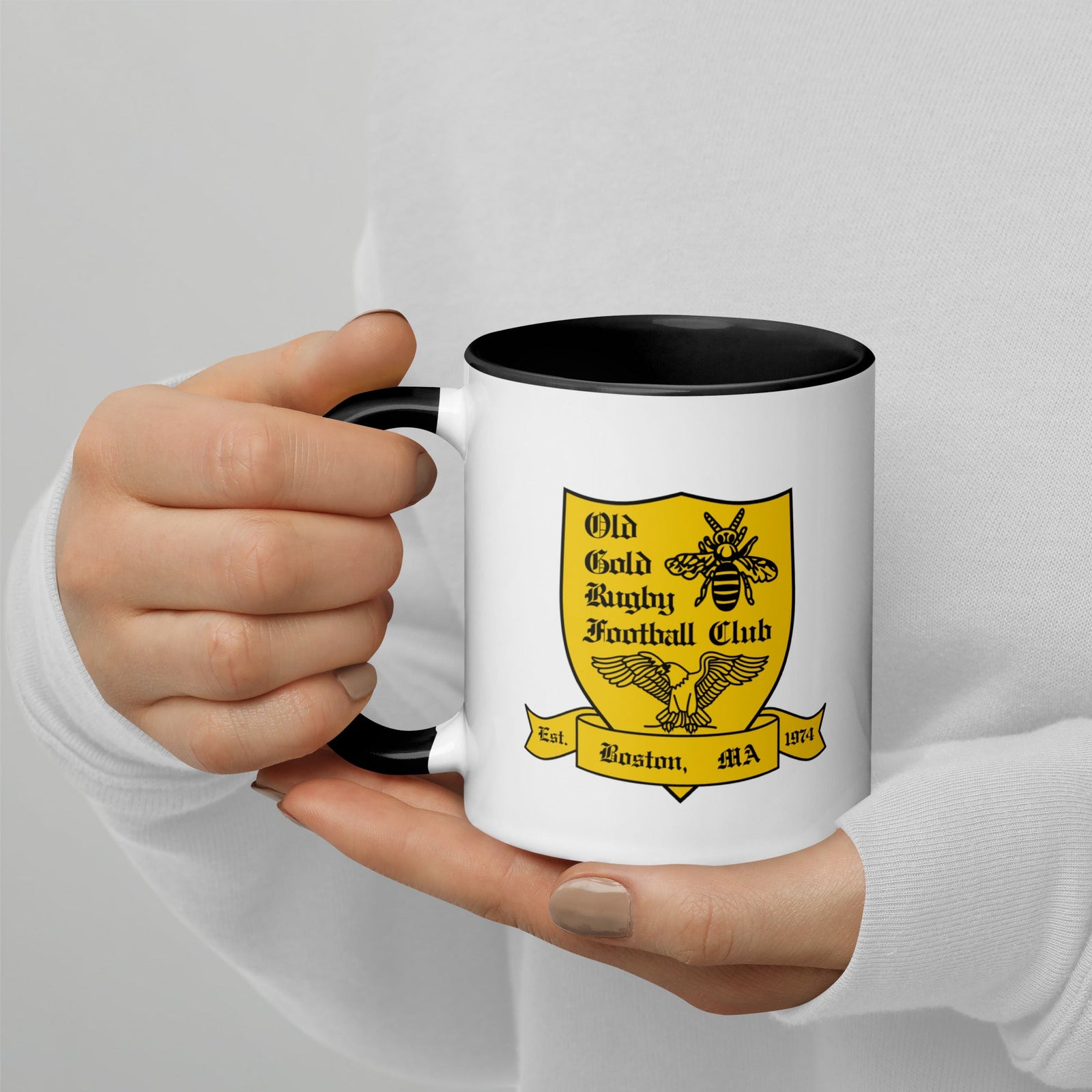Rugby Imports Old Gold RFC Ceramic Mug
