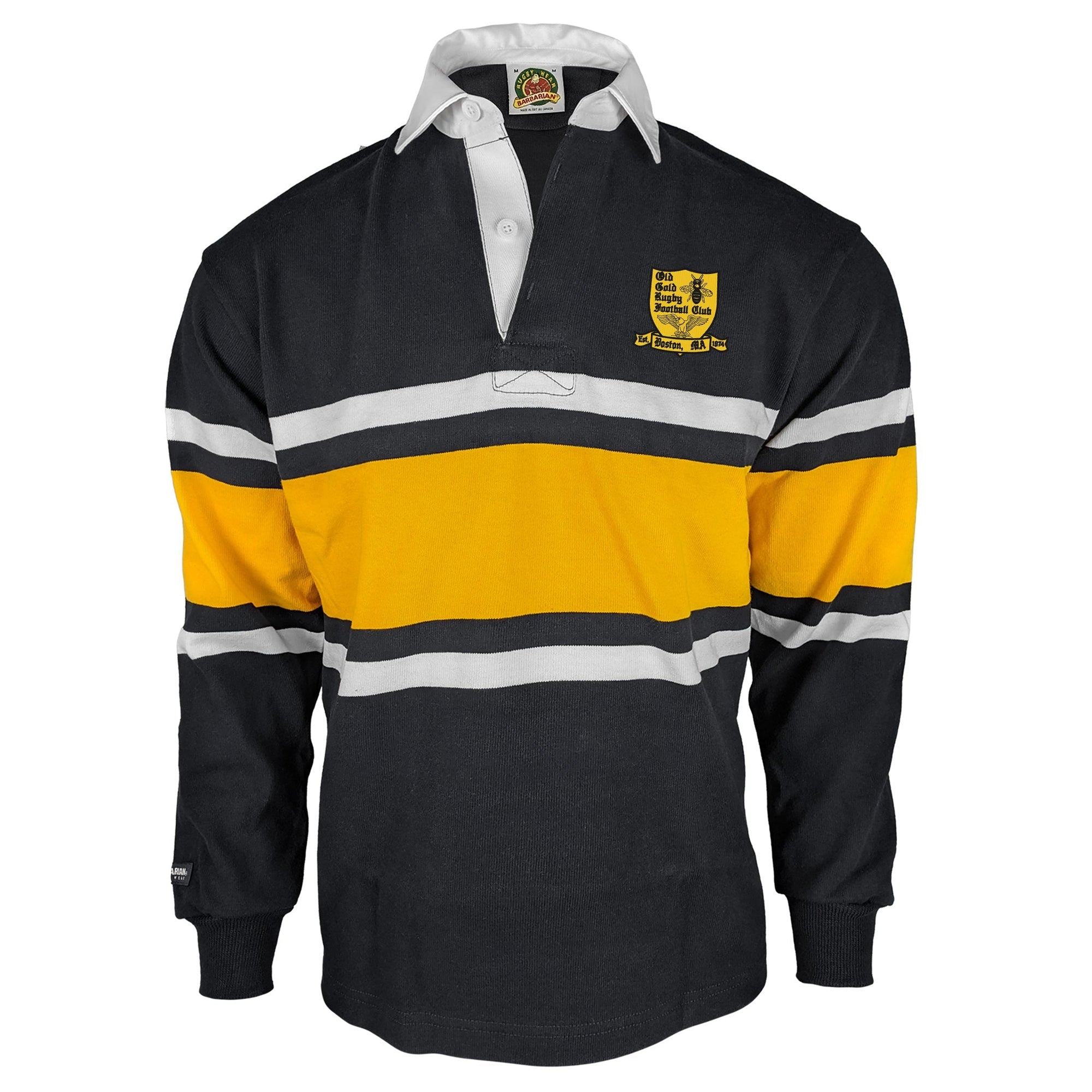 Rugby Imports Old Gold RFC Collegiate Stripe Jersey