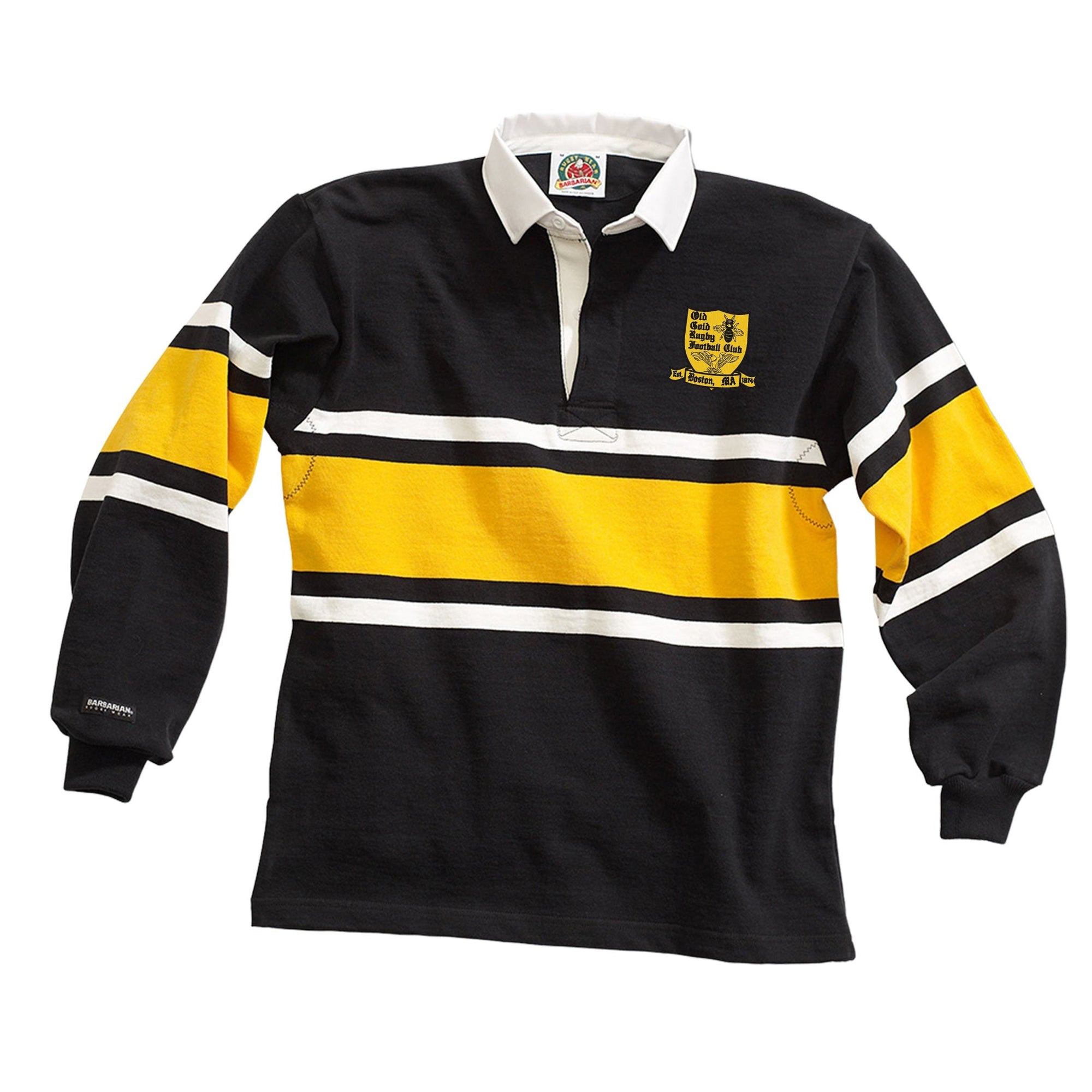 Rugby Imports Old Gold RFC Collegiate Stripe Jersey