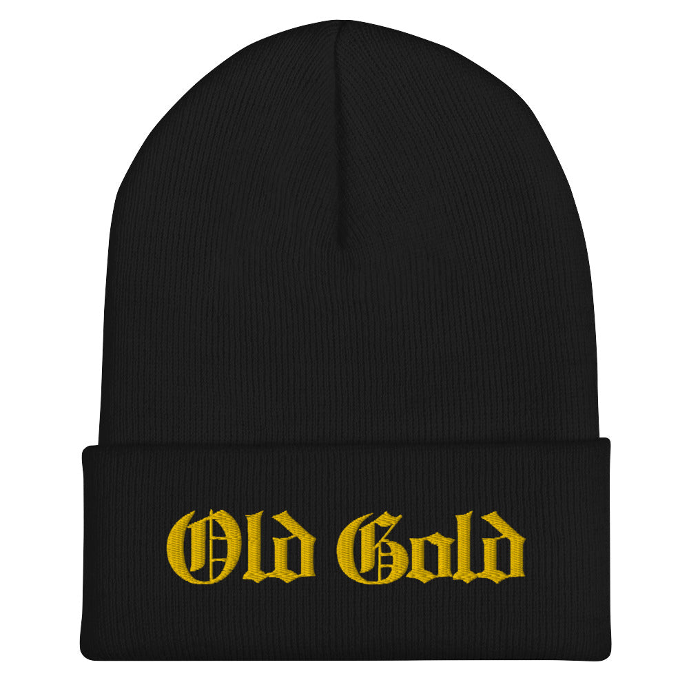 Rugby Imports Old Gold RFC Cuffed Beanie