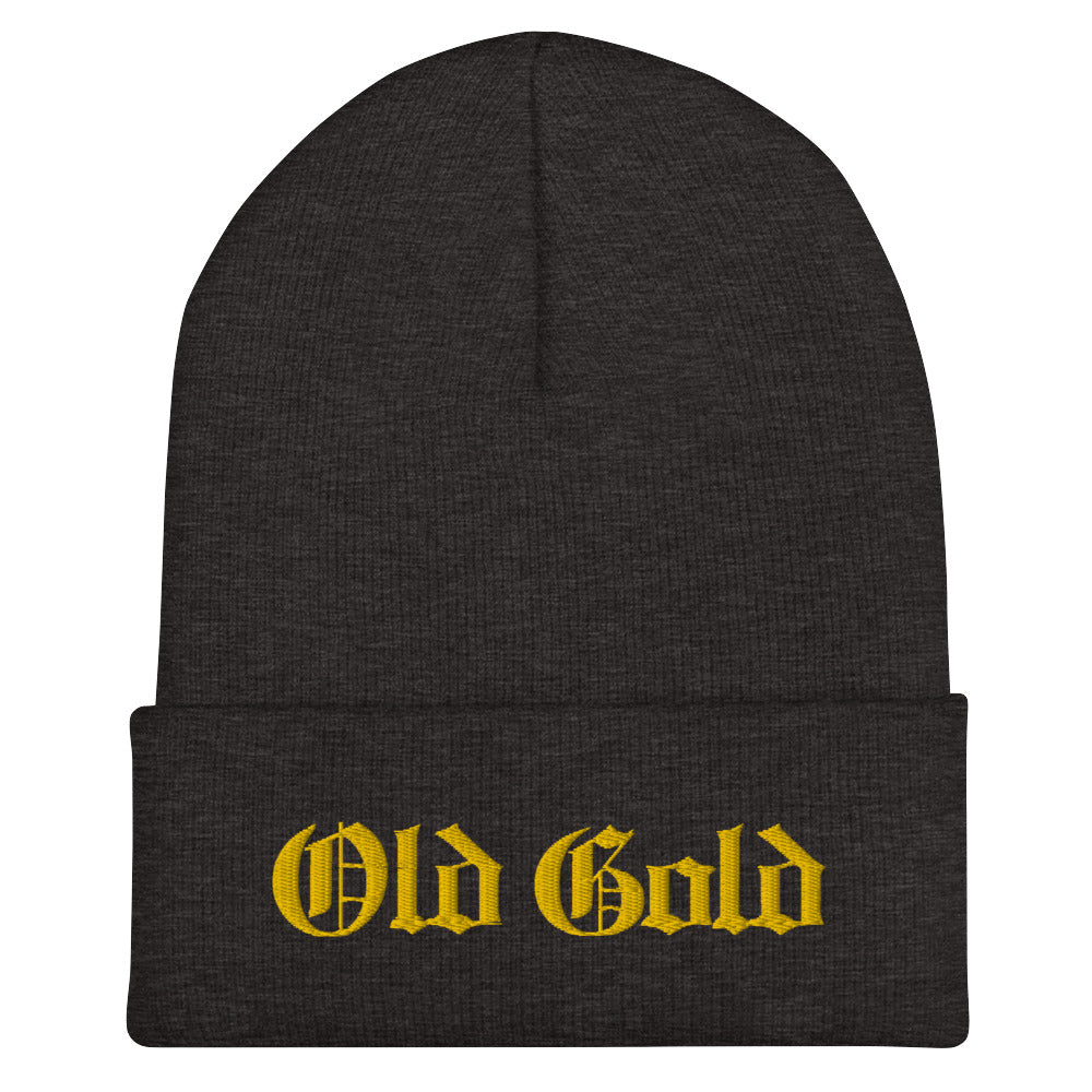 Rugby Imports Old Gold RFC Cuffed Beanie