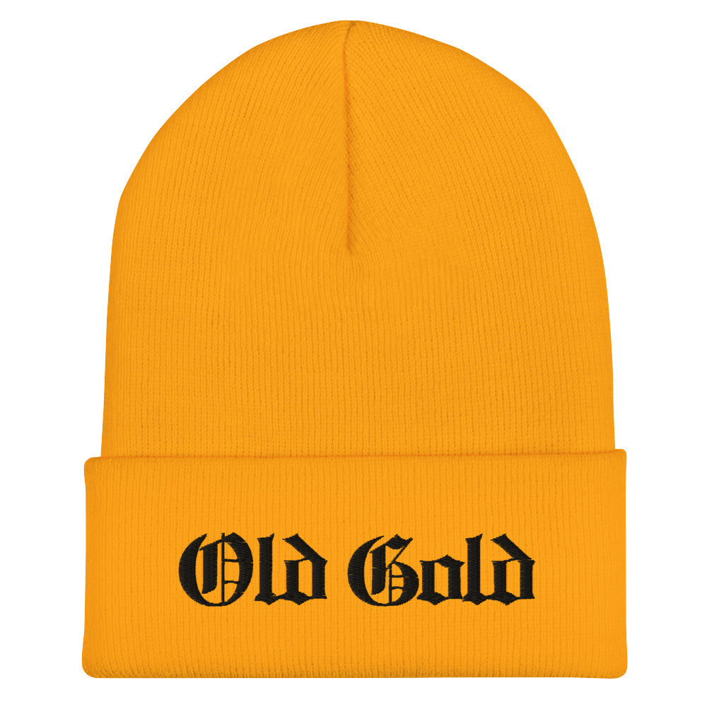 Rugby Imports Old Gold RFC Cuffed Beanie