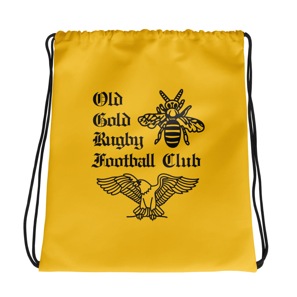 Rugby Imports Old Gold RFC Drawstring Bag