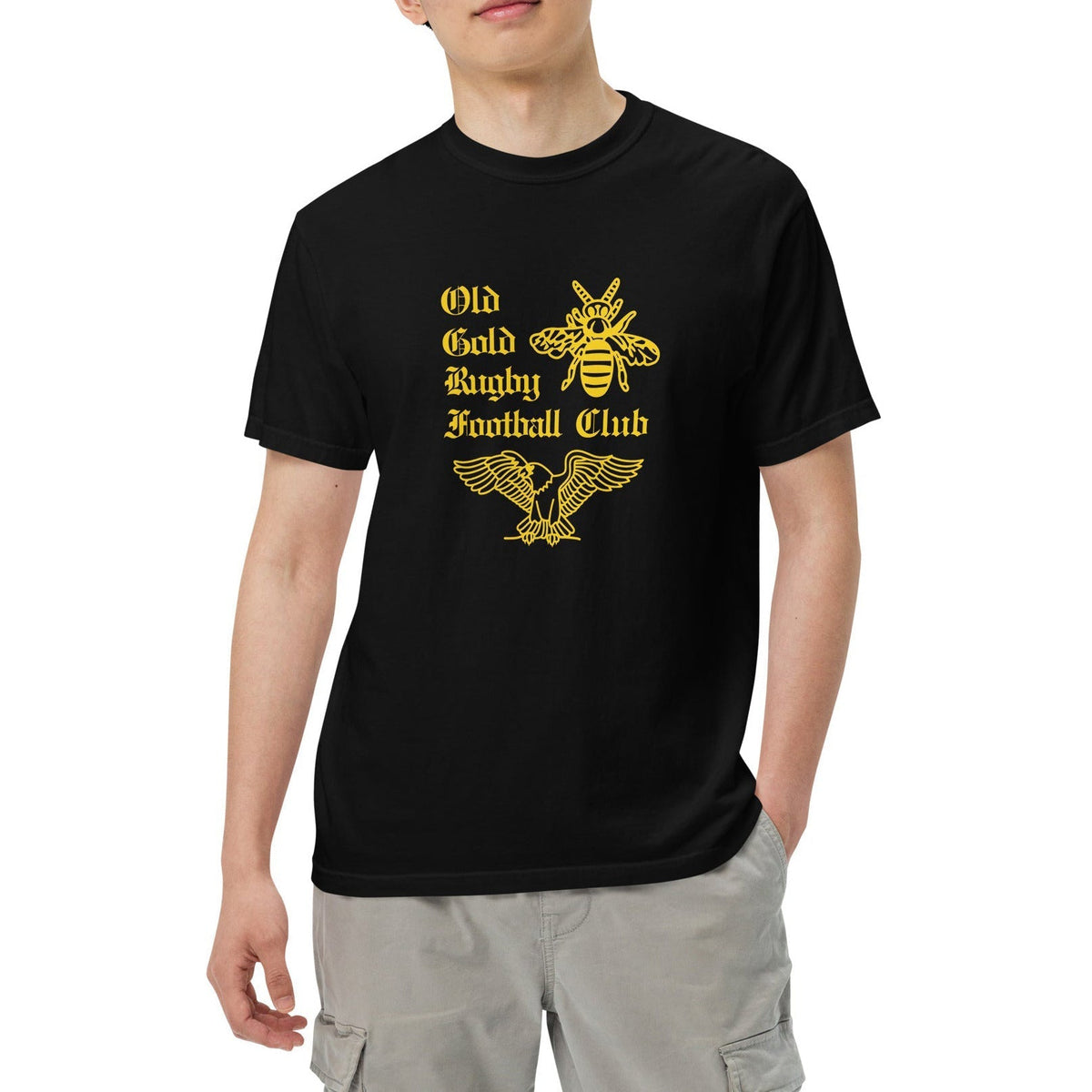 Rugby Imports Old Gold RFC Garment-Dyed Shirt