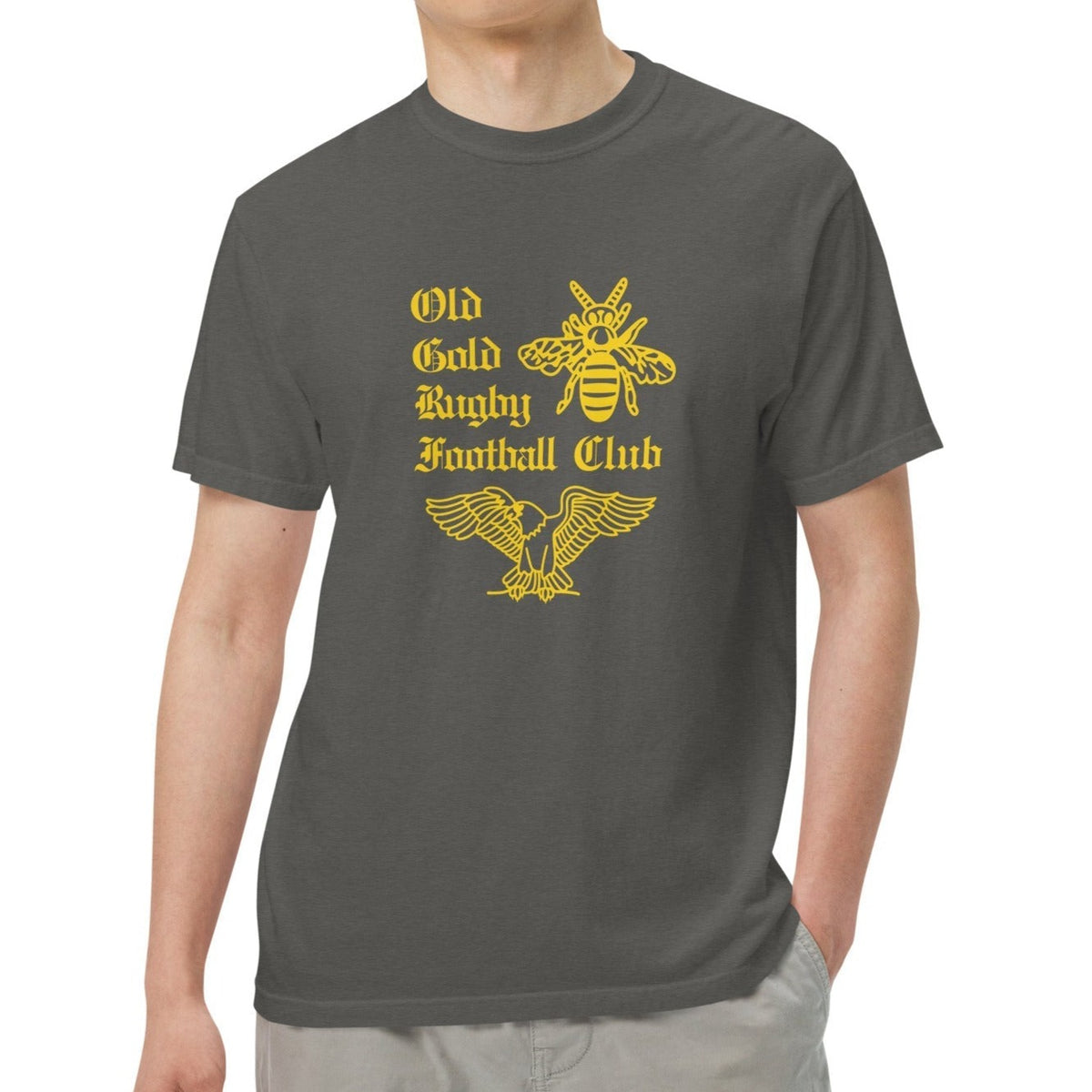 Rugby Imports Old Gold RFC Garment-Dyed Shirt