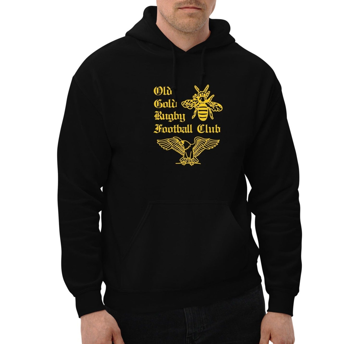 Rugby Imports Old Gold RFC Heavy Blend Hoodie