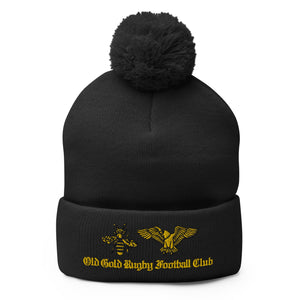 Rugby Imports Old Gold RFC Pom Beanie