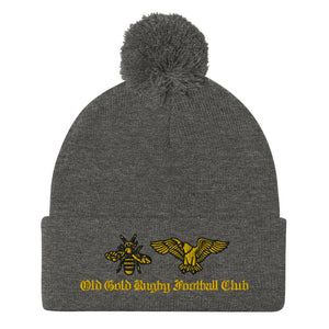 Rugby Imports Old Gold RFC Pom Beanie