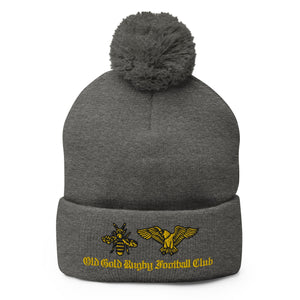 Rugby Imports Old Gold RFC Pom Beanie