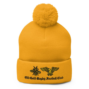 Rugby Imports Old Gold RFC Pom Beanie