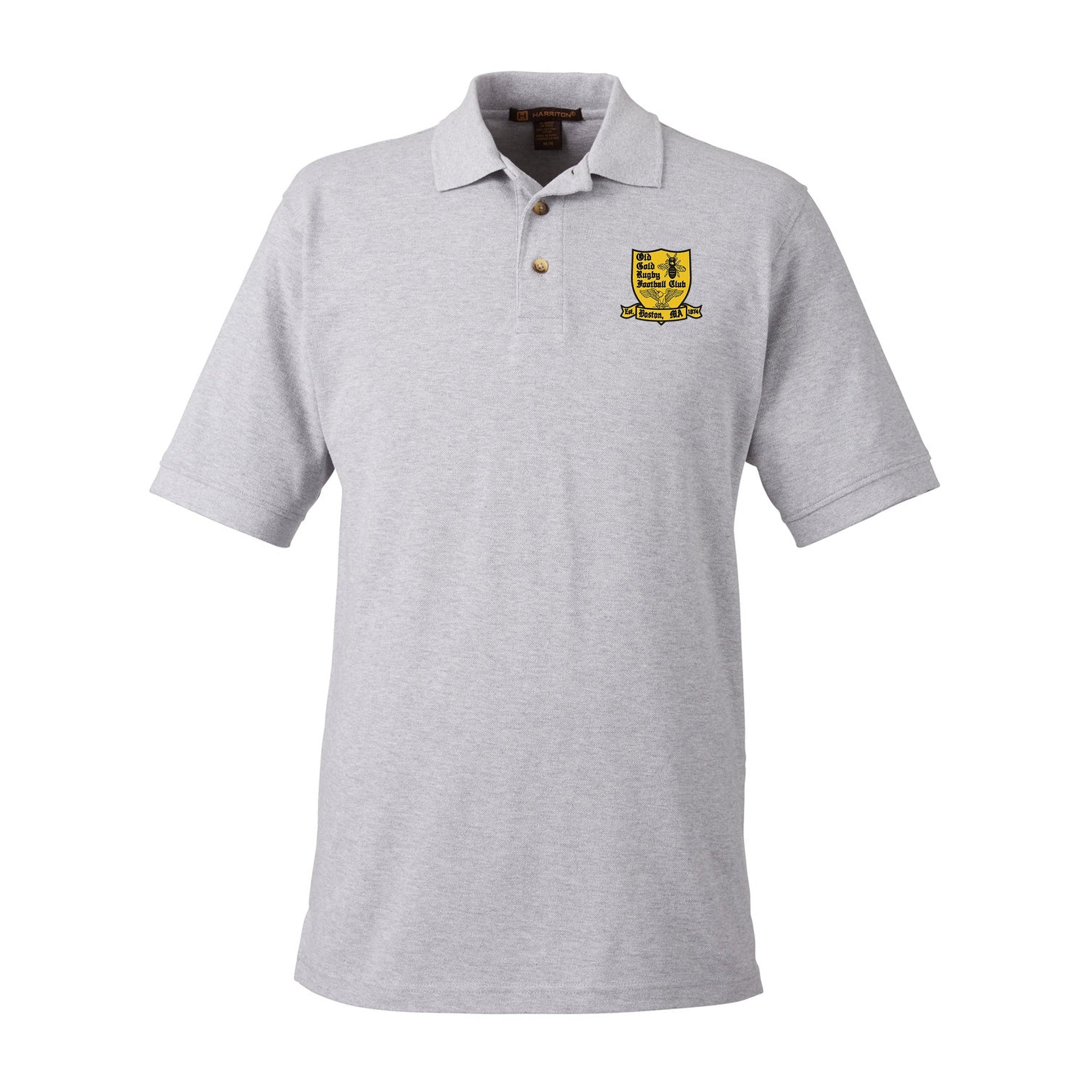 Rugby Imports Old Gold RFC Ringspun Cotton Polo