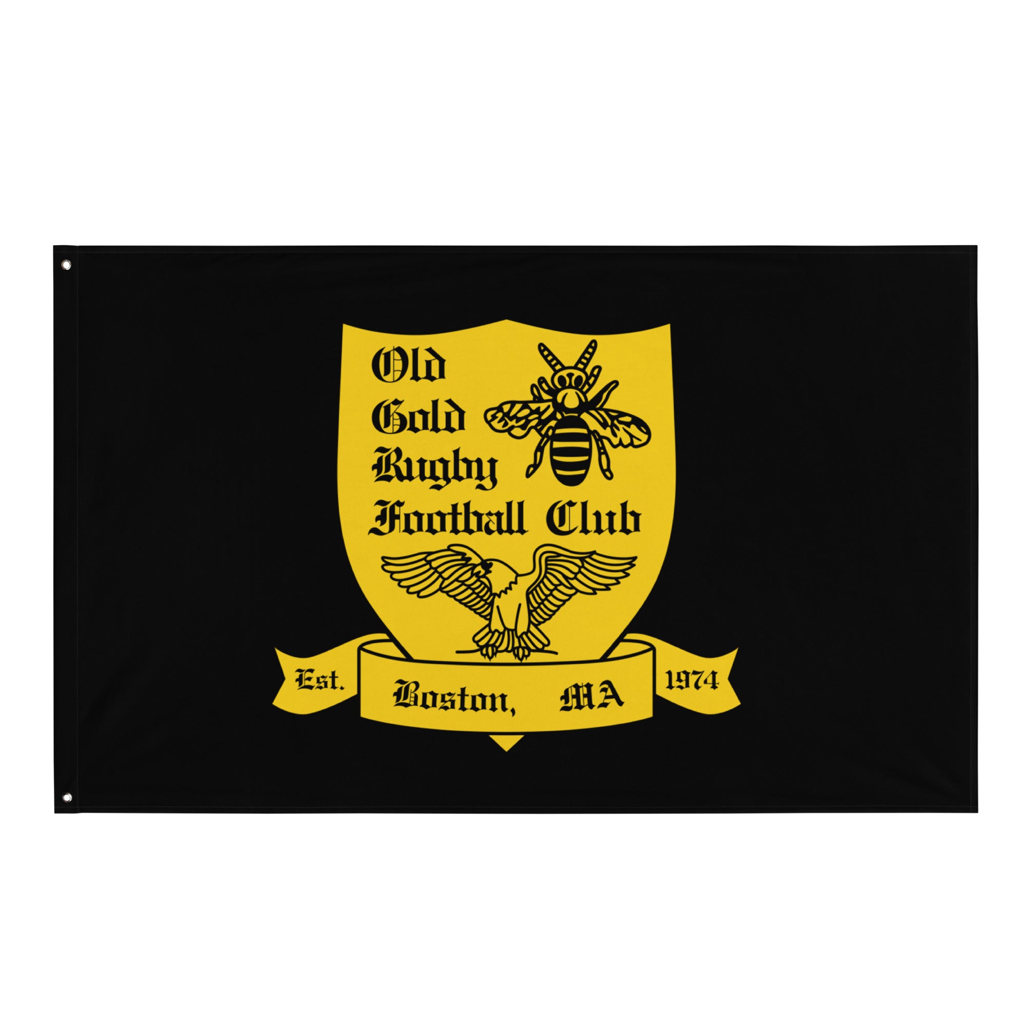Rugby Imports Old Gold RFC Wall Flag