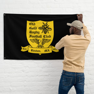 Rugby Imports Old Gold RFC Wall Flag