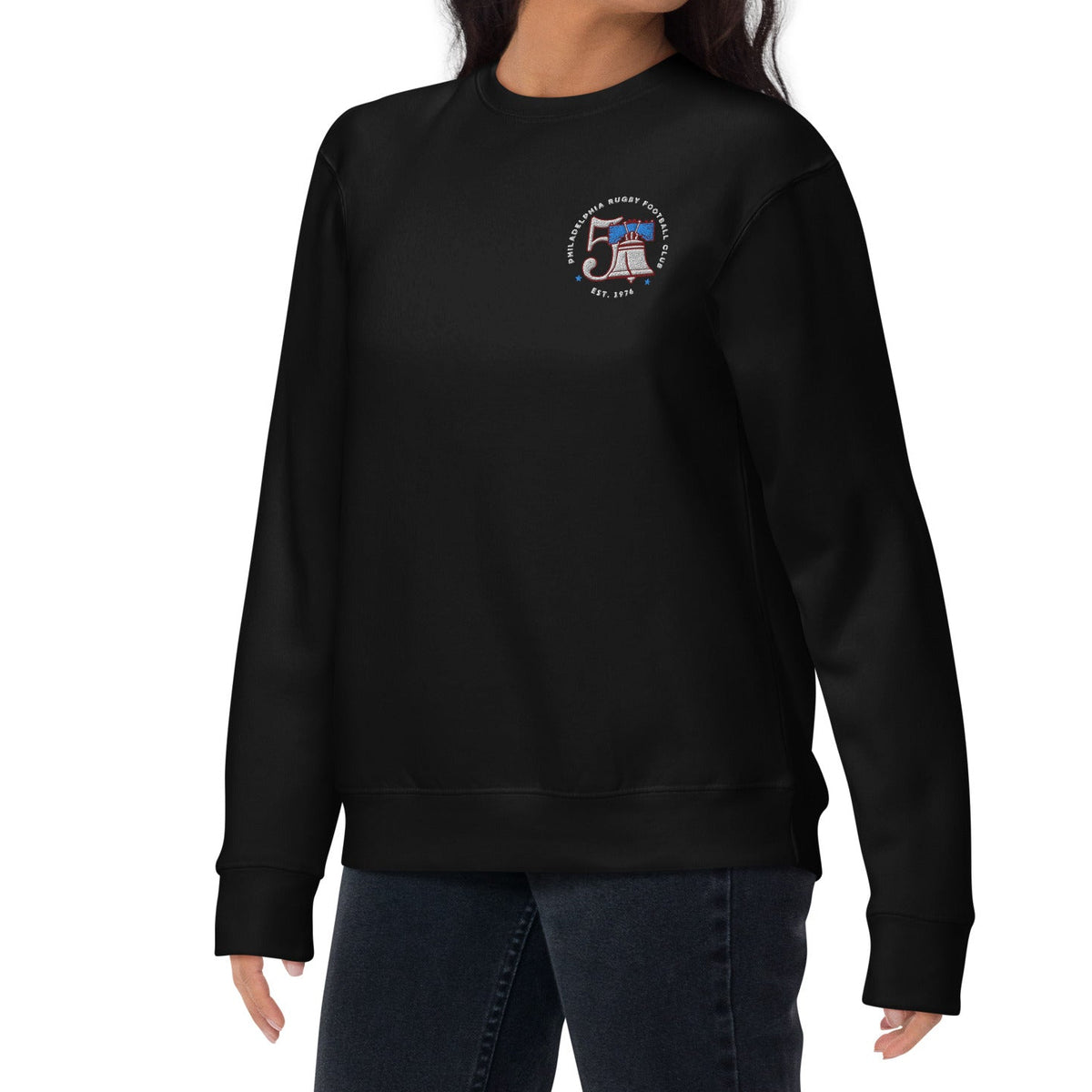 Rugby Imports Philly RFC 50th Anniv. Embroidered Crewneck