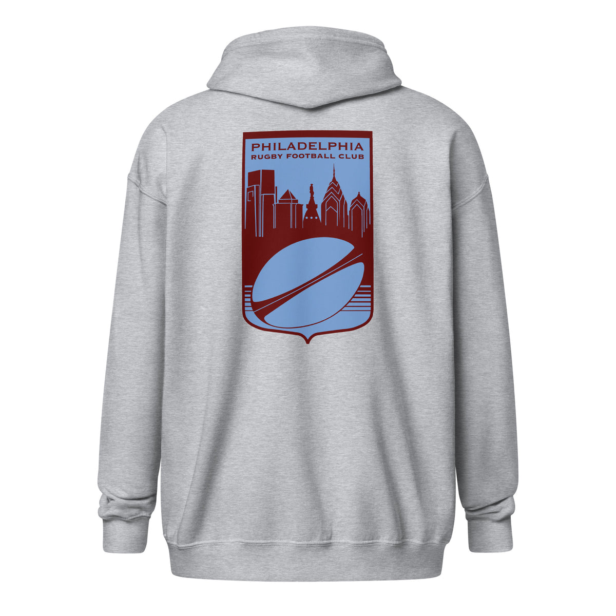 Rugby Imports Philly Rugby Heavy Blend Zip Hoodie