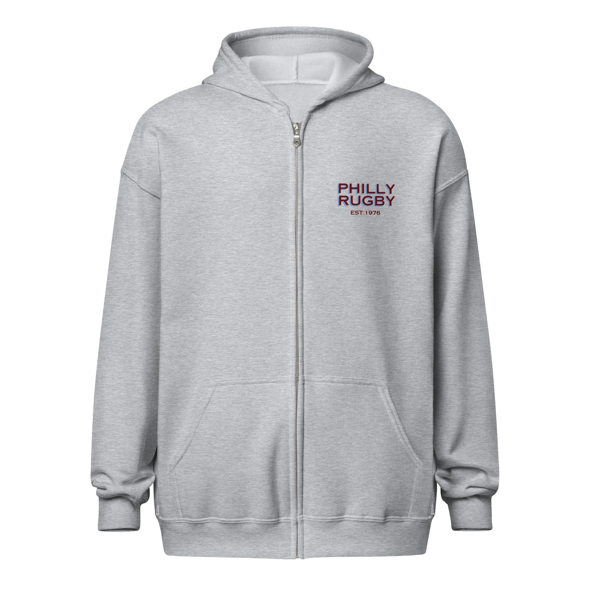 Rugby Imports Philly Rugby Heavy Blend Zip Hoodie