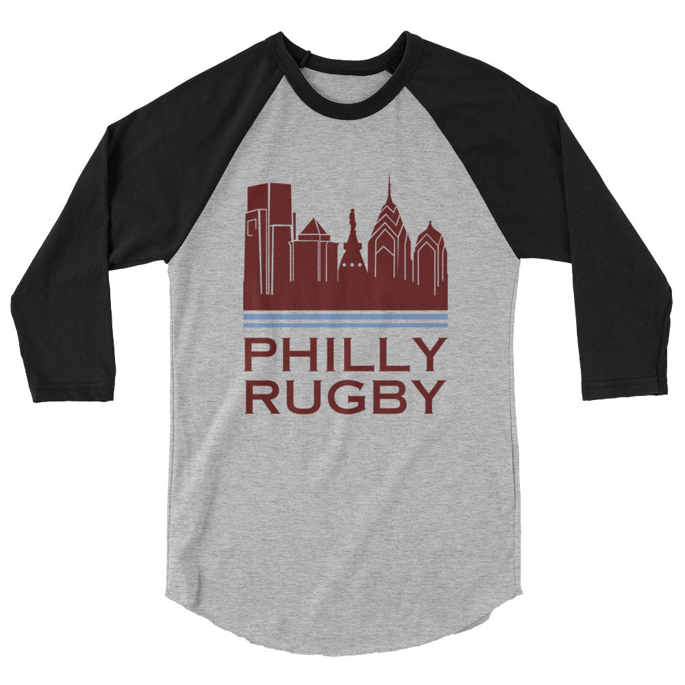 Rugby Imports Philly Rugby Raglan 3/4 Sleeve Tee