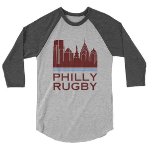 Rugby Imports Philly Rugby Raglan 3/4 Sleeve Tee