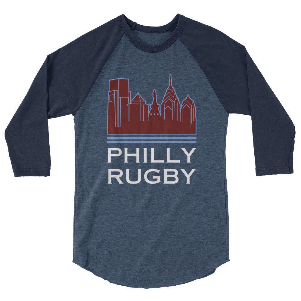 Rugby Imports Philly Rugby Raglan 3/4 Sleeve Tee