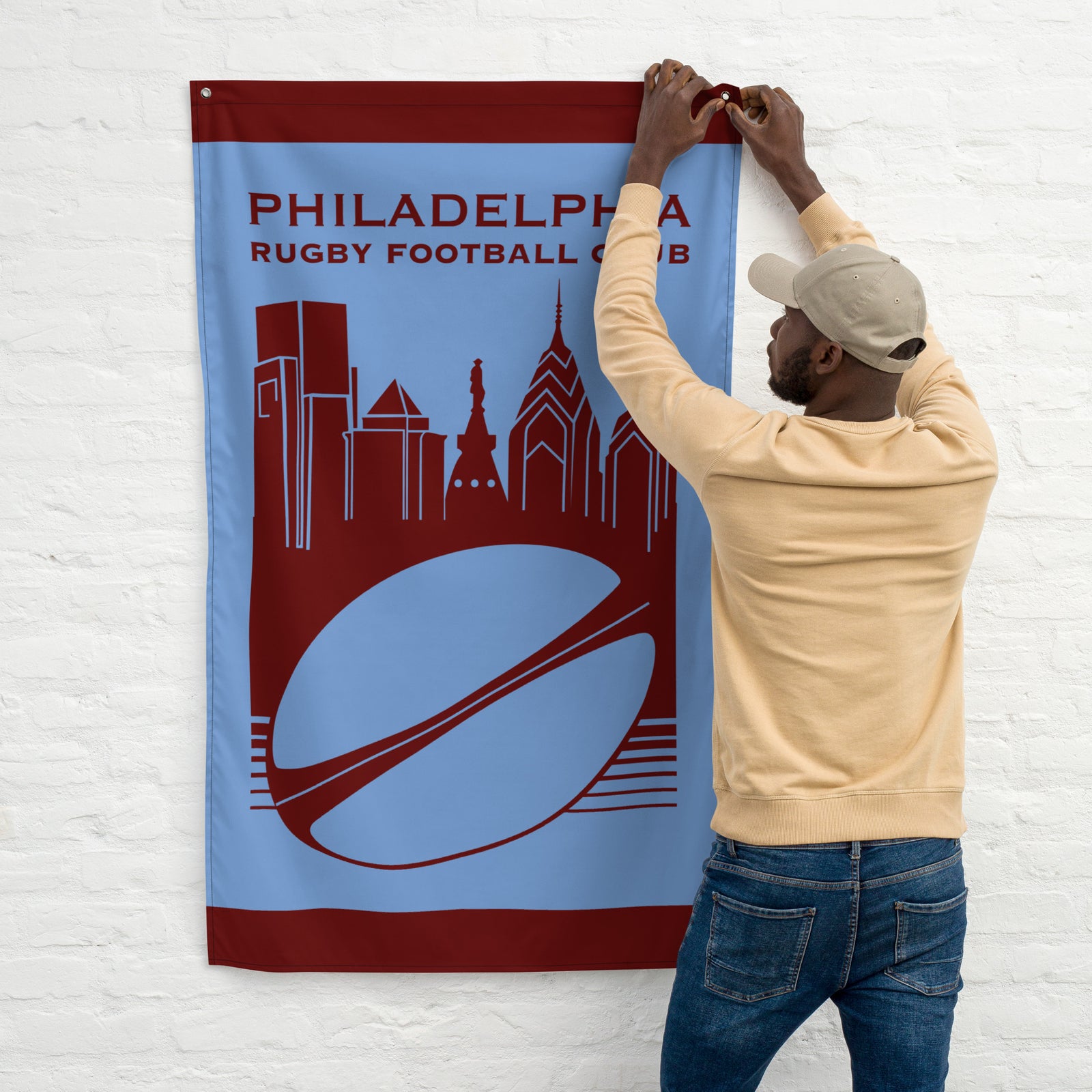Rugby Imports Philly Rugby Wall Flag