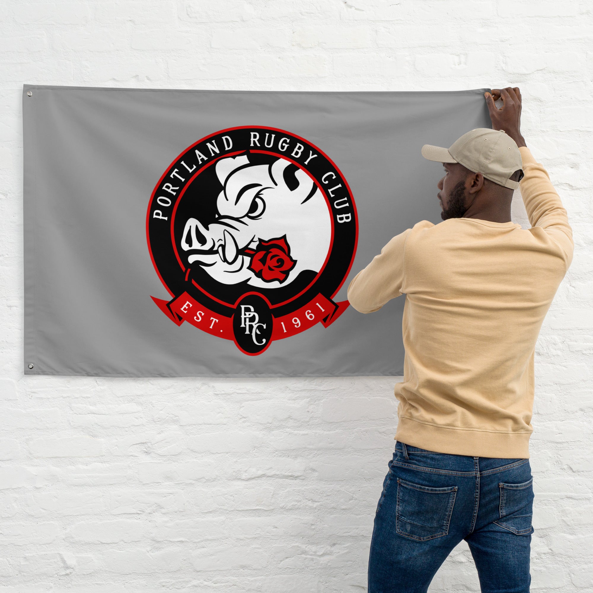 Rugby Imports Portland Pigs Wall Flag