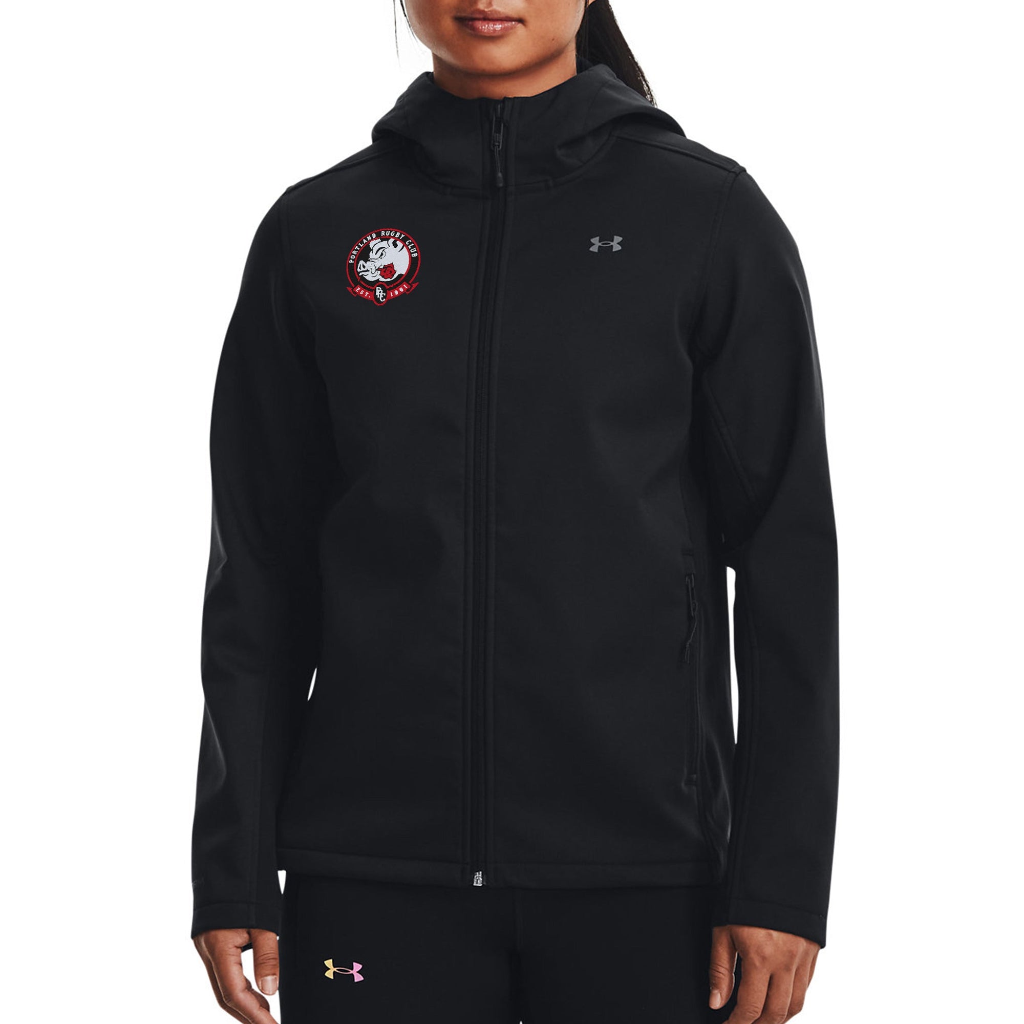 Rugby Imports Portland Pigs Women's Coldgear Hooded Infrared Jacket