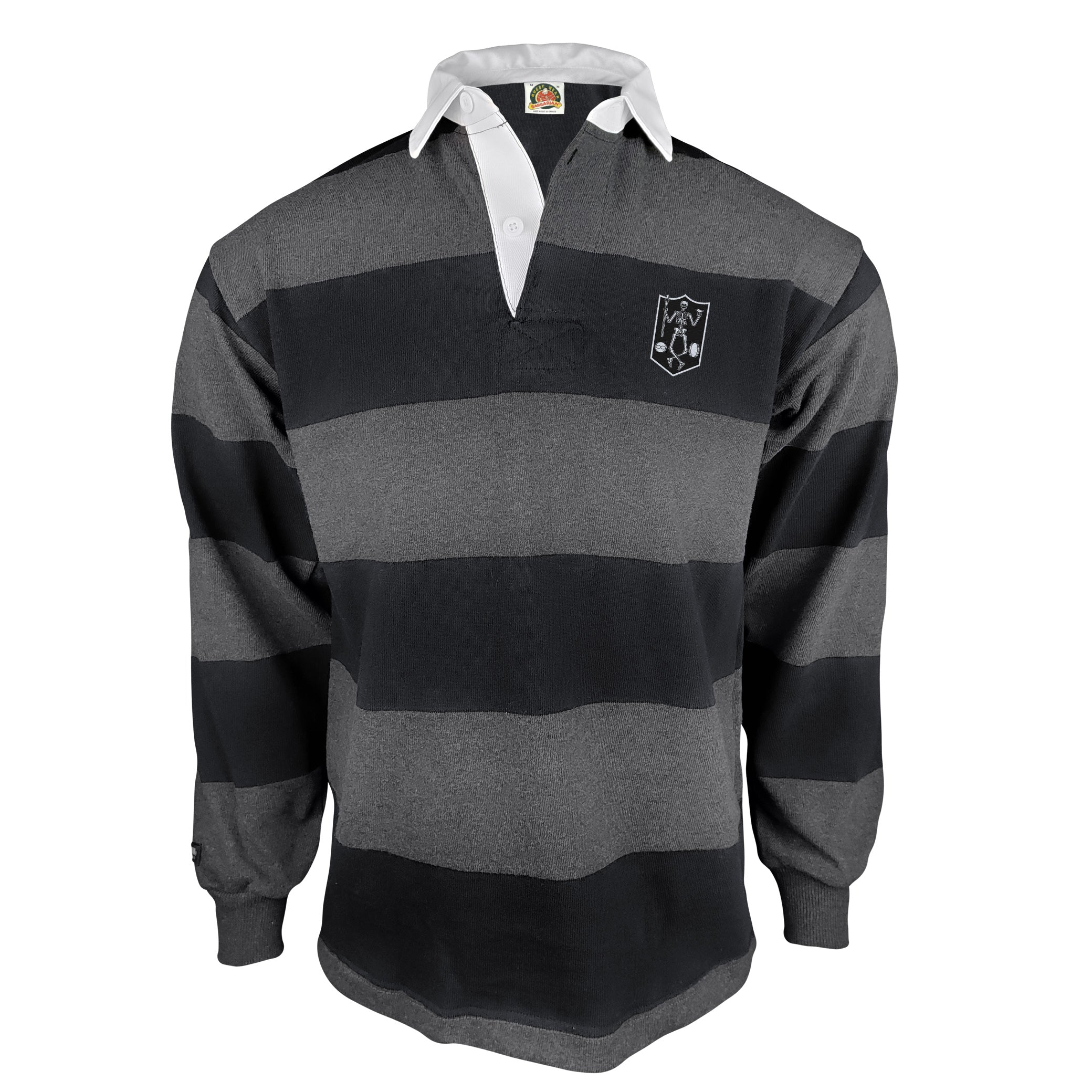 Ireland Grey Hoops Rugby Jersey - Rugby Imports
