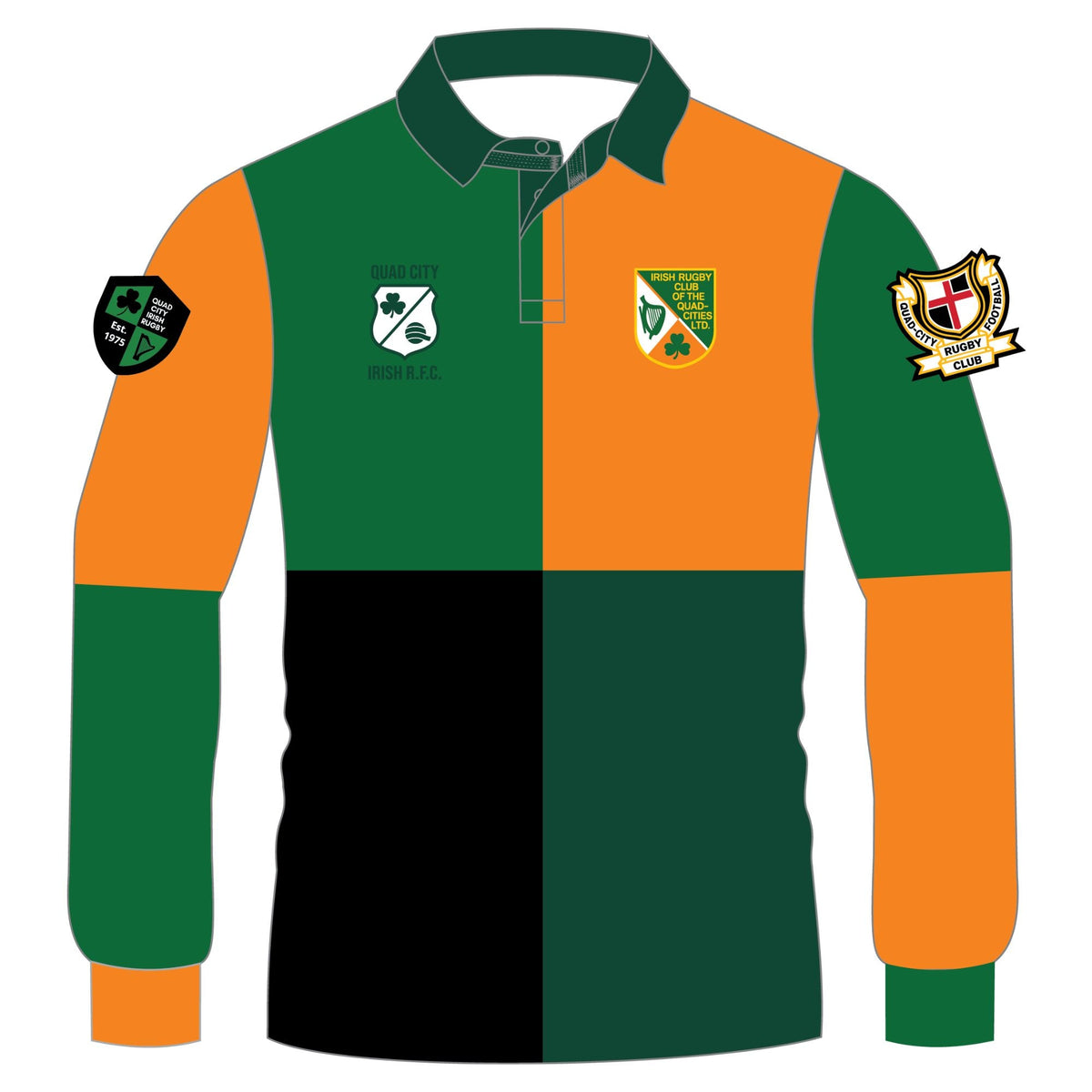 Rugby Imports Quad City Irish RFC Traditional Jersey