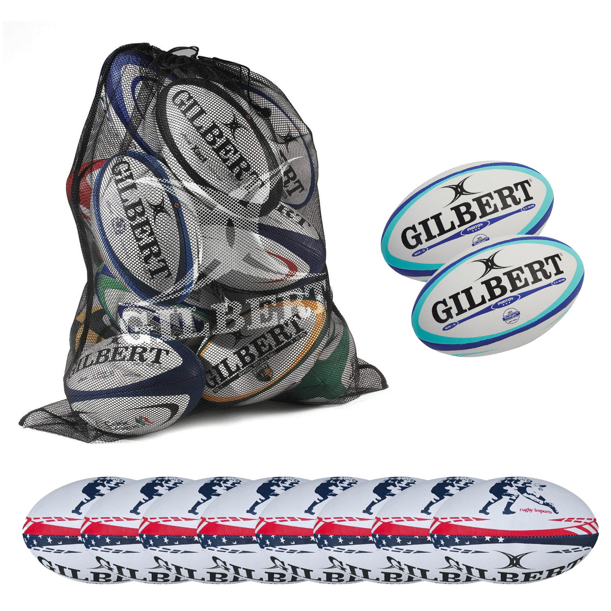 Rugby Imports RI Club Rugby Ball Pack