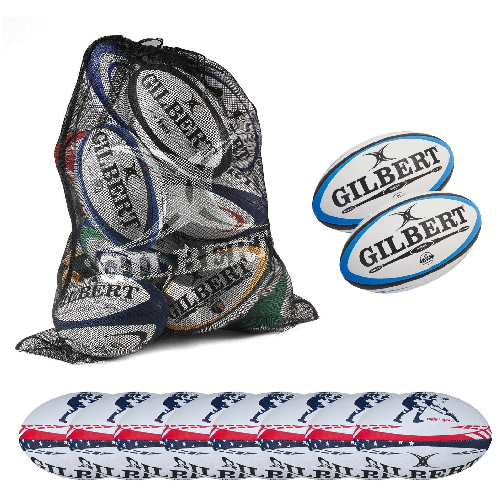 Rugby Imports RI Club Rugby Ball Pack