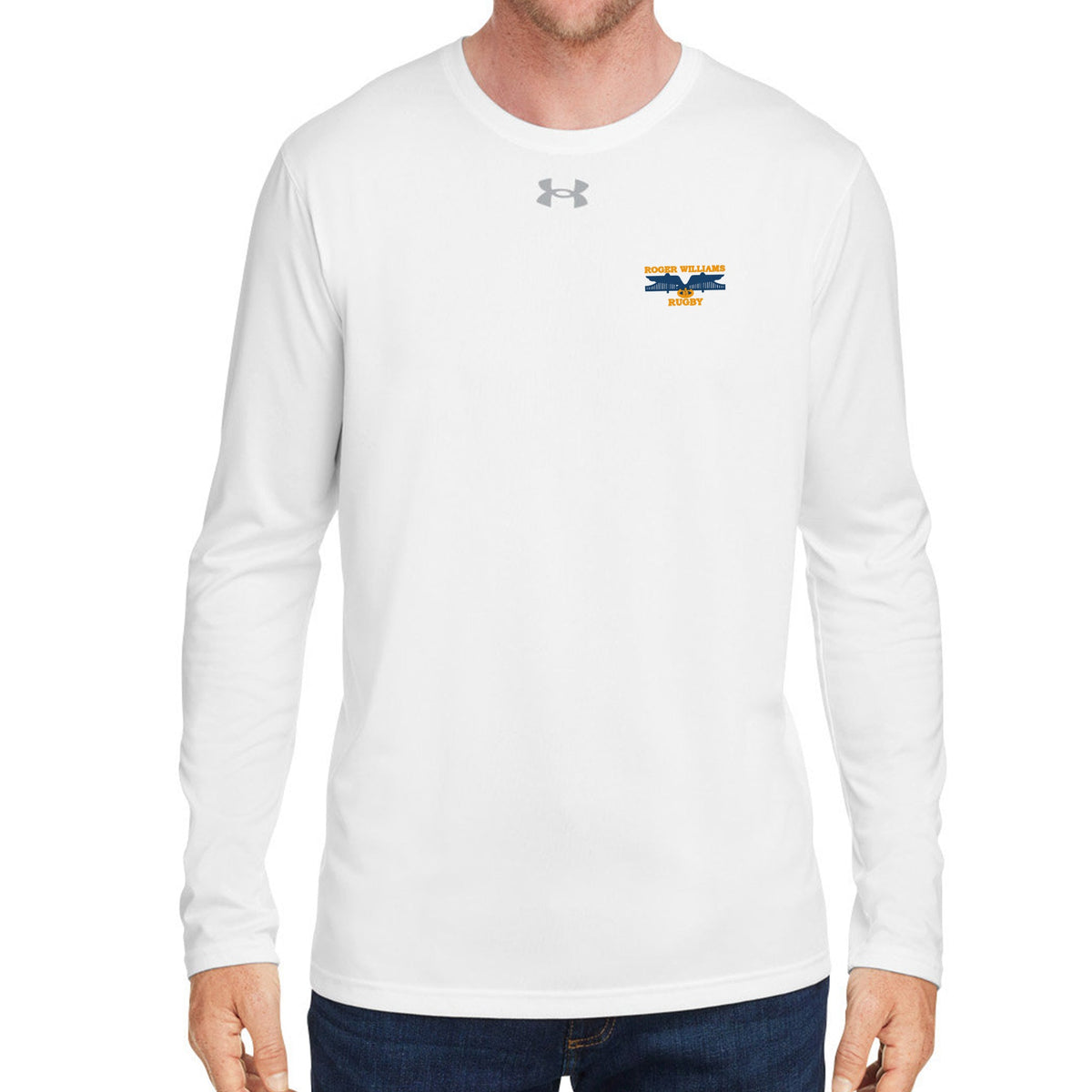 Rugby Imports Roger Williams RFC UA Team Tech LS T-Shirt