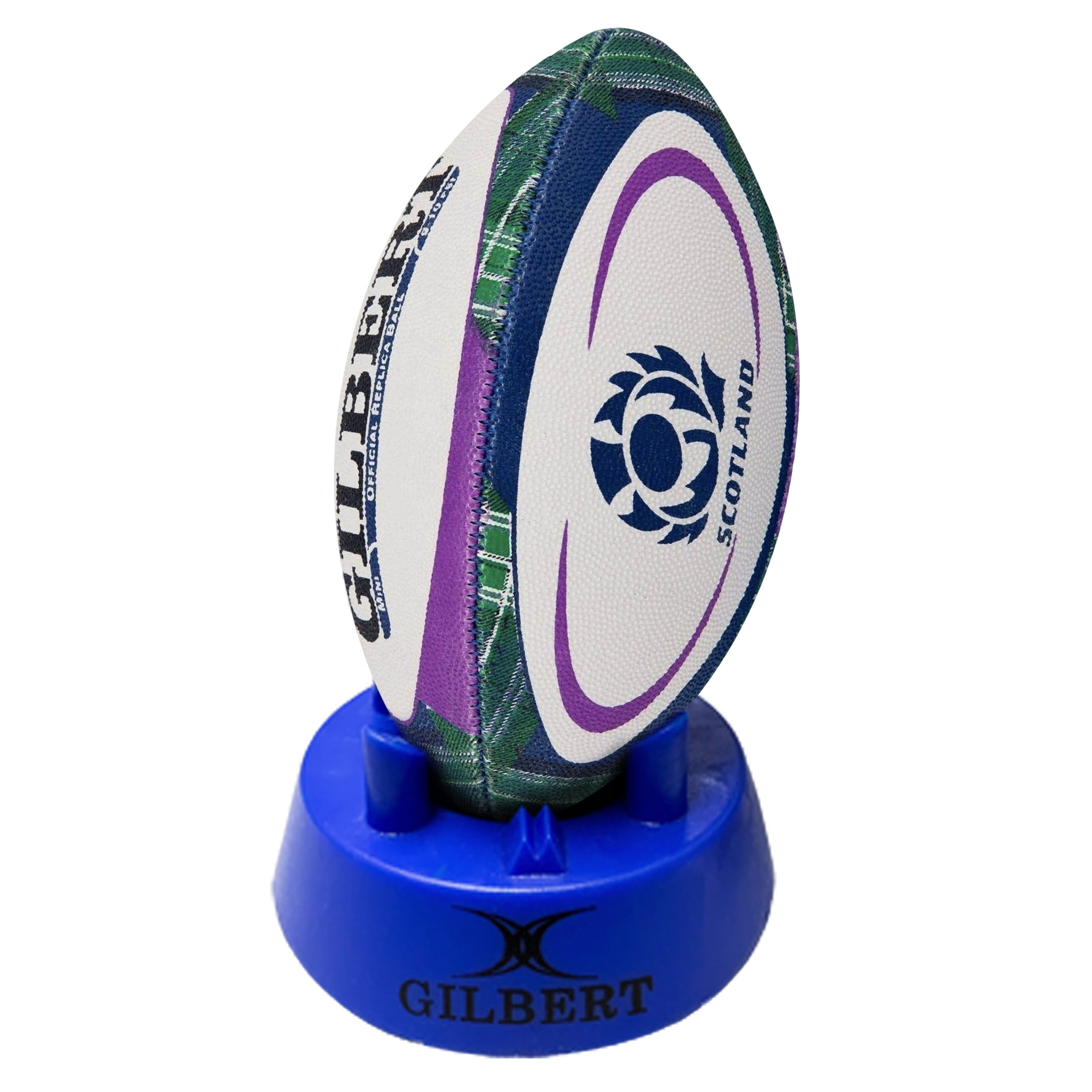 Gilbert's First Rugby Ball Gilbert Scotland SRU Tartan Mini Rugby Ball - Rugby Imports