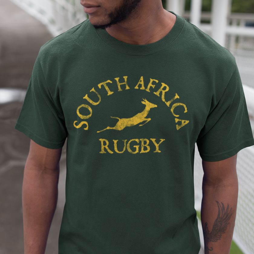 South Africa Rugby Logo T-Shirt Rugby Imports