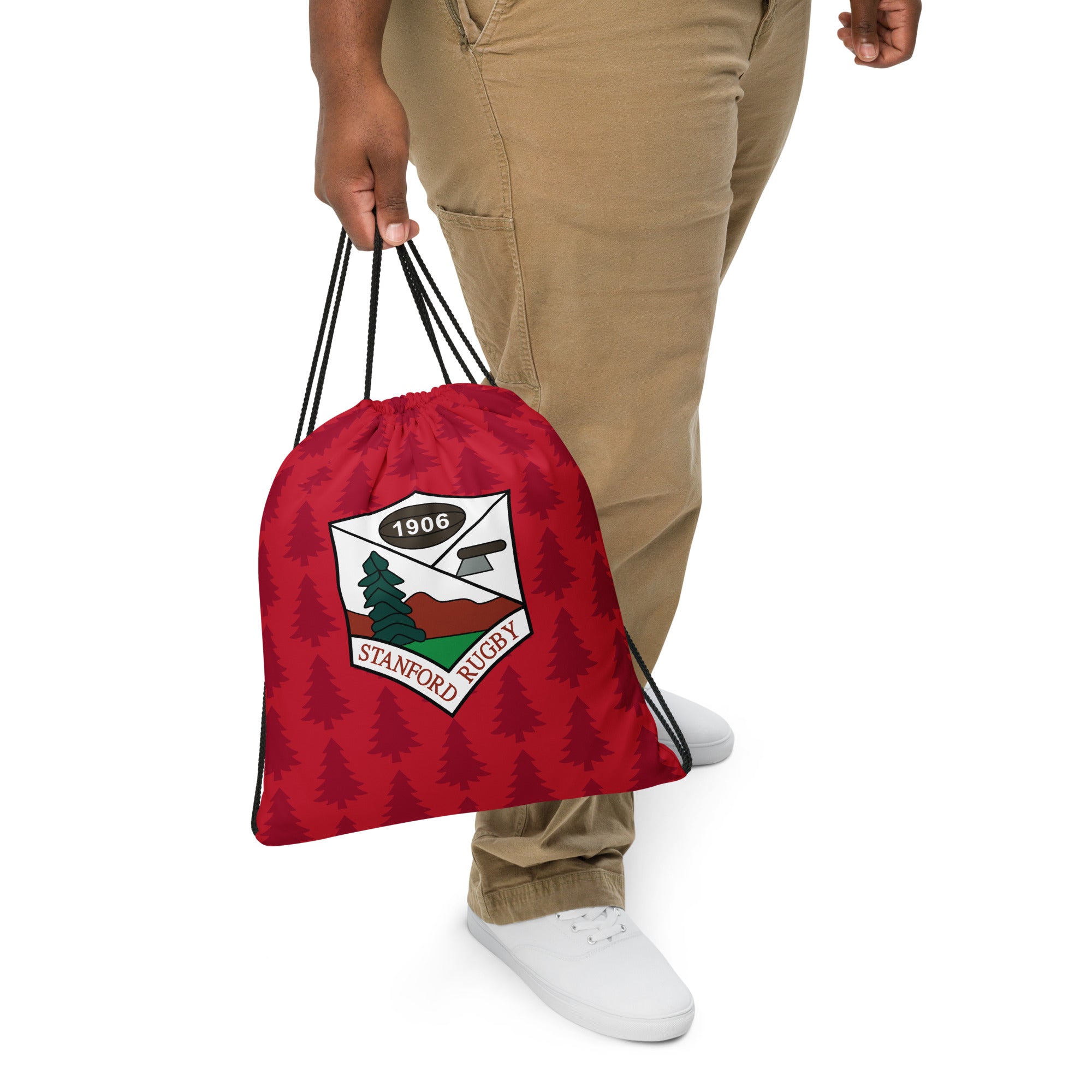 Rugby Imports Stanford Rugby Drawstring Bag