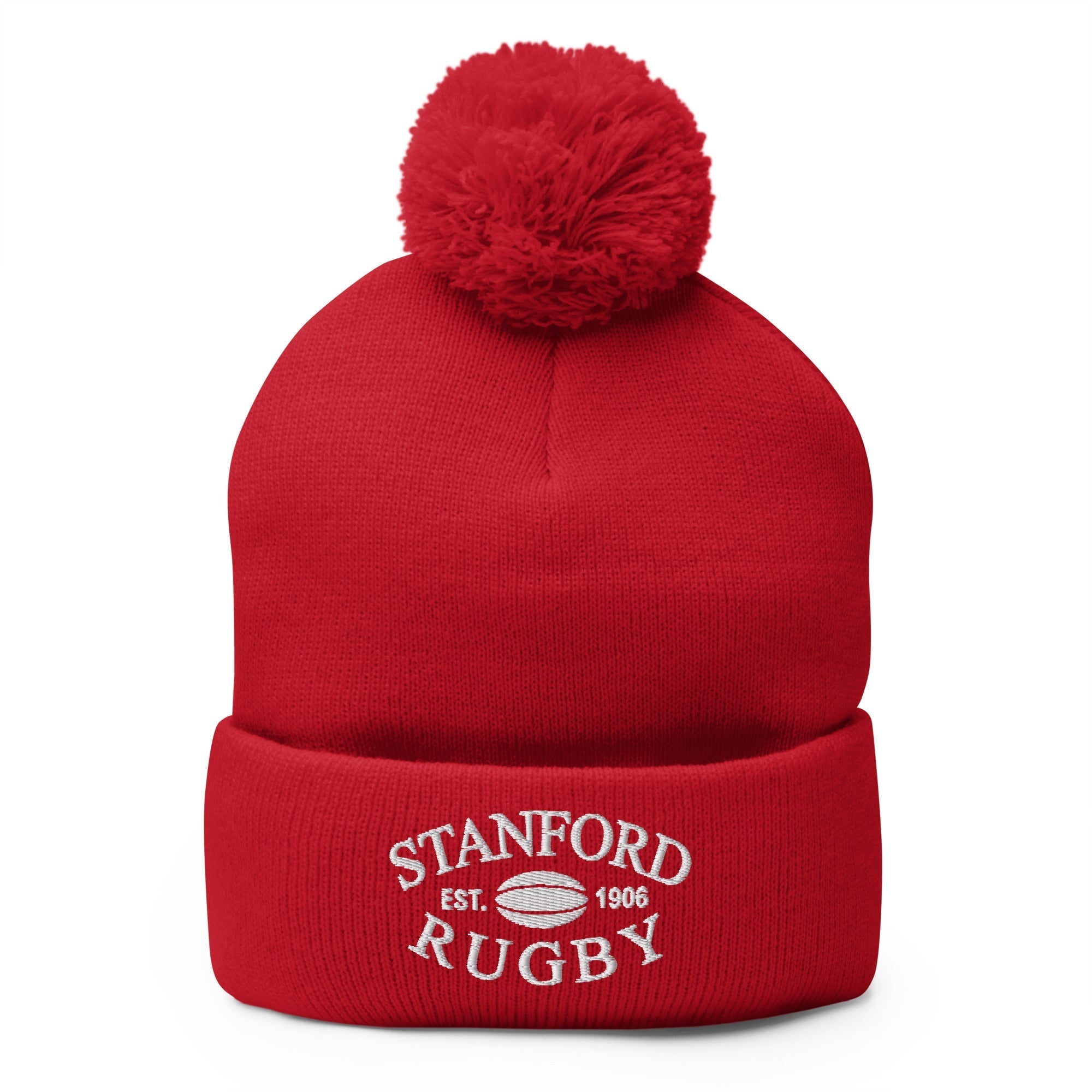 Rugby Imports Stanford Rugby Pom-Pom Beanie