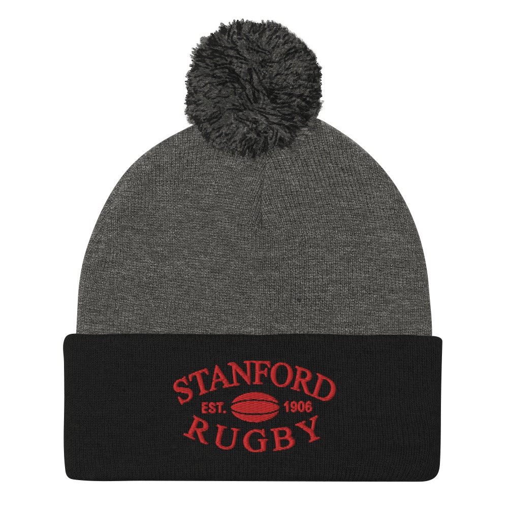 Rugby Imports Stanford Rugby Pom-Pom Beanie