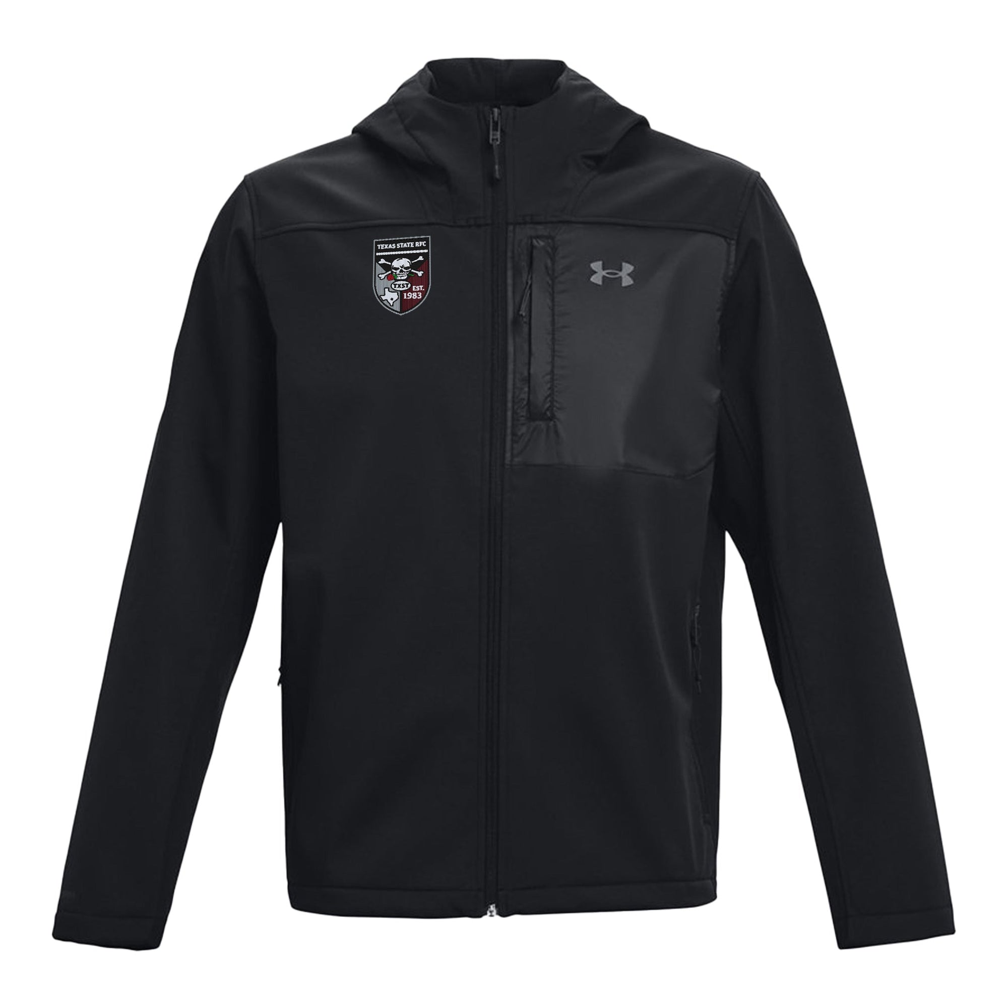 Rugby Imports Texas State Rugby Coldgear Hooded Infrared Jacket