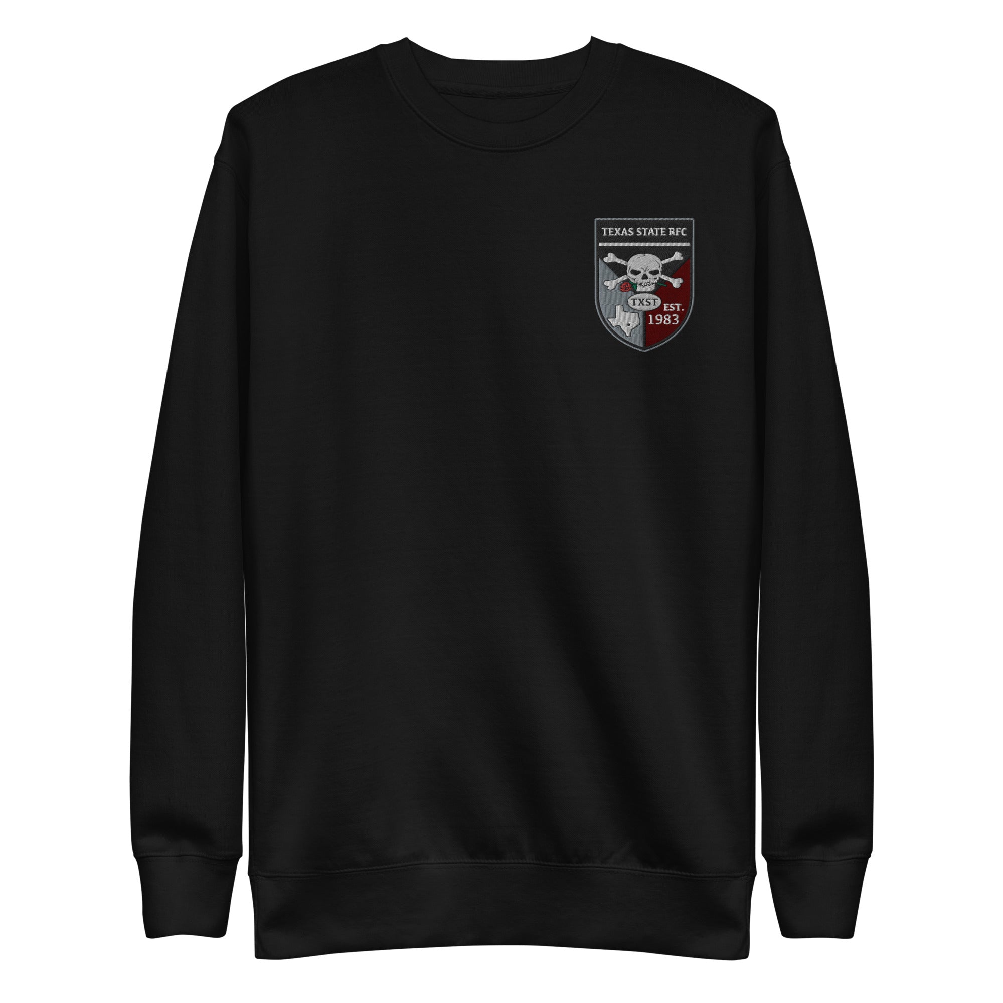 Rugby Imports Texas State Rugby Embroidered Crewneck Sweatshirt