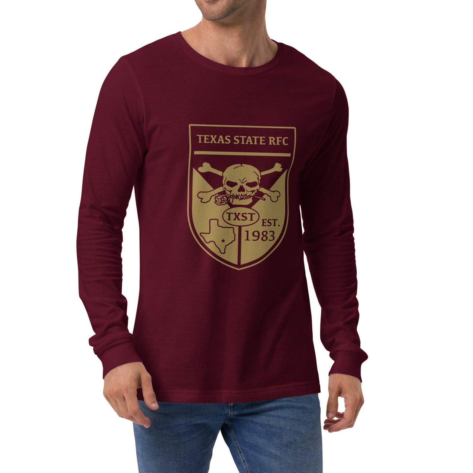 Rugby Imports Texas State Rugby Long Sleeve Social Tee