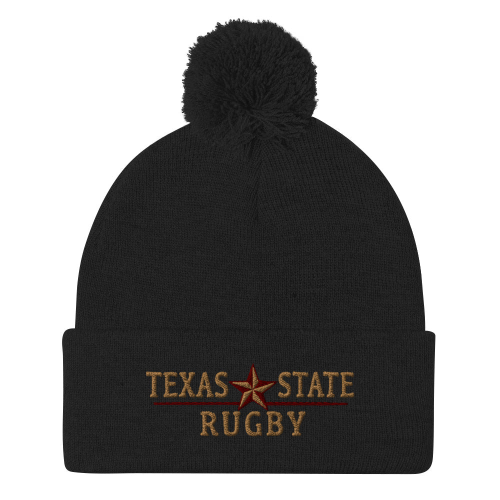 Rugby Imports Texas State Rugby Pom-Pom Beanie