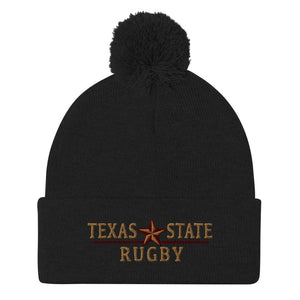 Rugby Imports Texas State Rugby Pom-Pom Beanie