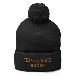 Rugby Imports Texas State Rugby Pom-Pom Beanie