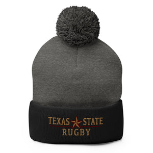 Rugby Imports Texas State Rugby Pom-Pom Beanie