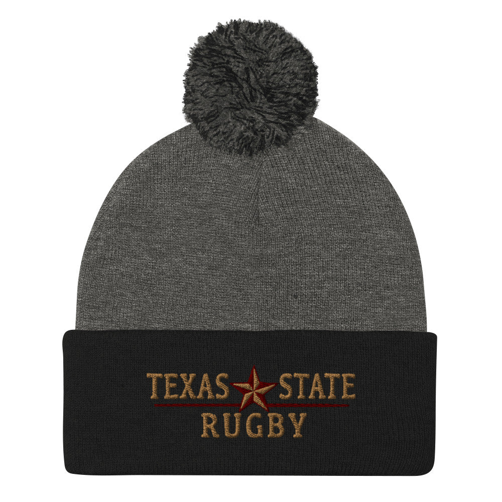 Rugby Imports Texas State Rugby Pom-Pom Beanie