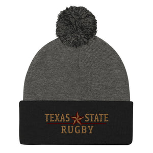 Rugby Imports Texas State Rugby Pom-Pom Beanie