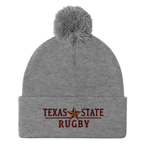 Rugby Imports Texas State Rugby Pom-Pom Beanie