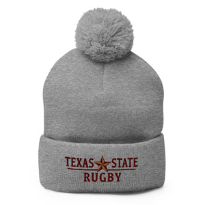 Rugby Imports Texas State Rugby Pom-Pom Beanie