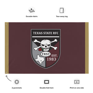 Rugby Imports Texas State Rugby Wall Flag